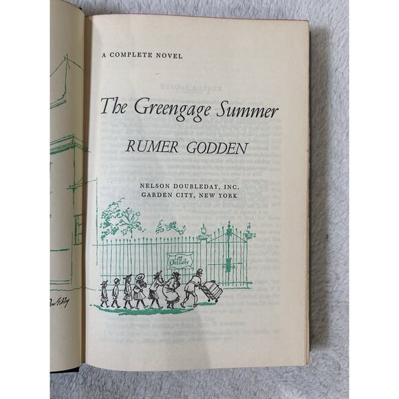 The Greegage Summer By Rumer Godden 1958 Viking Press - Picture 1 of 6